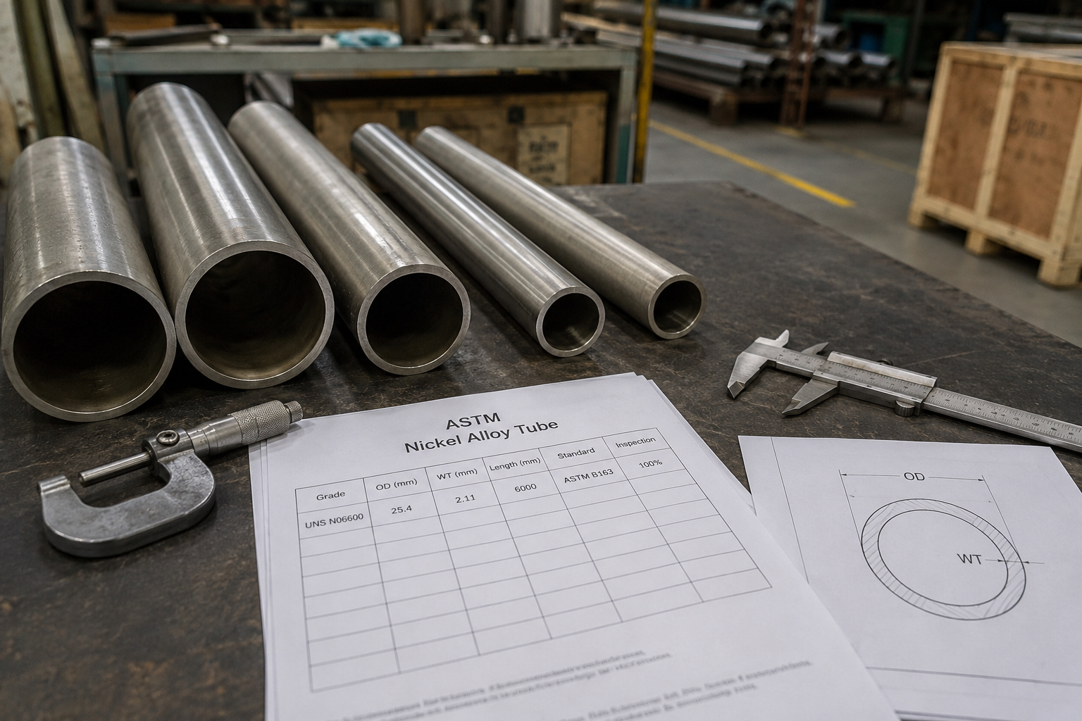 ASTM Nickel Alloy Tubes